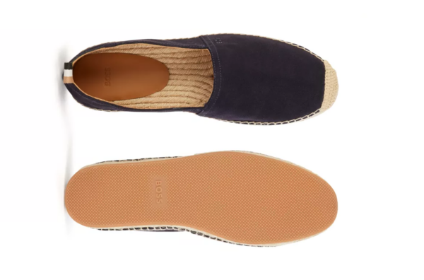 Giày Hugo Boss Suede Espadrilles 'Dark Blue' 50474829 - Ảnh 3