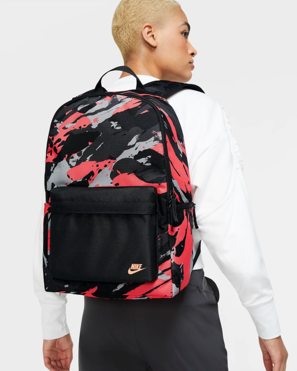 Balo Nike Heritage Printed Backpack Dark Smoke Grey CU9270-020 - Ảnh 5