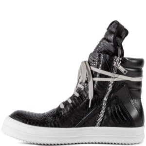 Alternative view of Giày Rick Owens Geobasket Leather Sneakers In Black RP20S1894