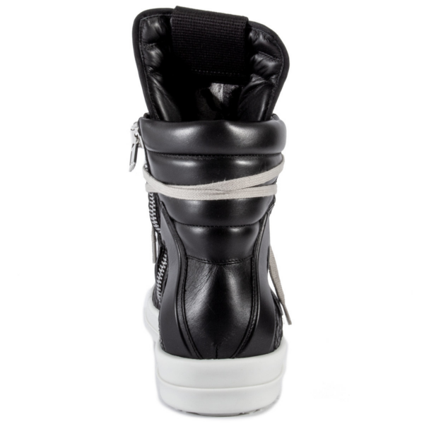 Giày Rick Owens Geobasket Leather Sneakers In Black RP20S1894 - Ảnh 5