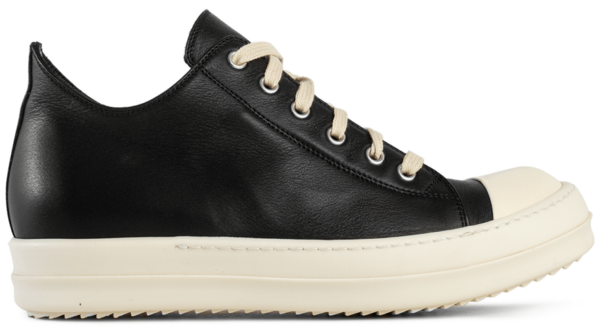 Giày Rick Owens Black Low Sneakers  RU21S6891