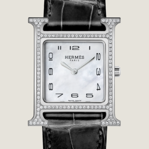 Dong Ho Hermes Heure H Watch 'Black Croco' W047215WW00