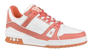 Giày Louis Vuitton Trainer Sneaker 'Pink Chalk' 1A8KC8