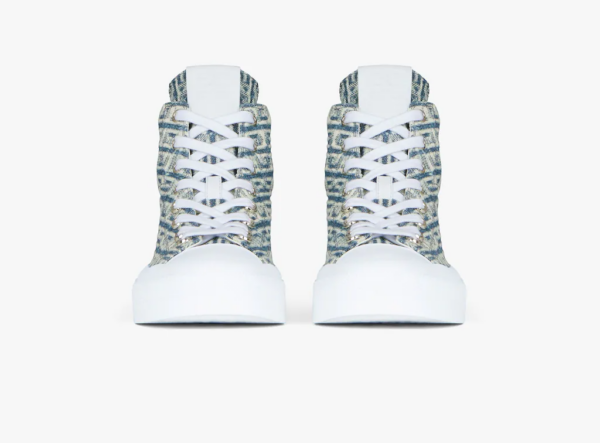 Giày Givenchy City High Top 'Denim Blue' BE0025E1EL-457 - Ảnh 2