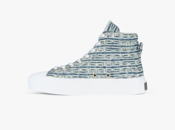 Giày Givenchy City High Top 'Denim Blue' BE0025E1EL-457 - Ảnh 3