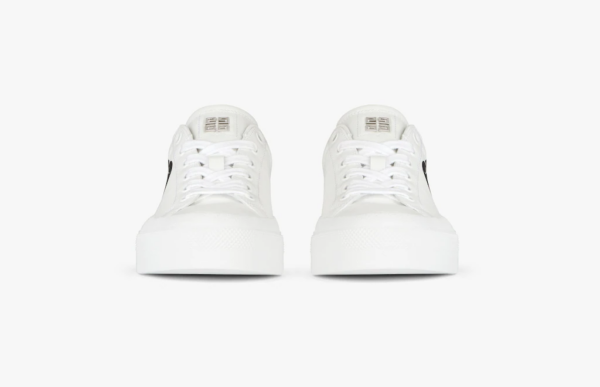 Giày Givenchy In Leather With Tag 'White Black' BE0027E19Z-116 - Ảnh 2