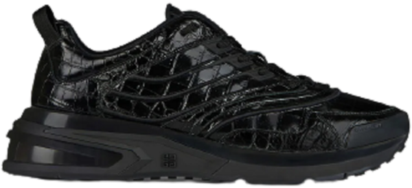 Giày Givenchy GIV 1 In Crocodile Effect Leather 'Black' BH004WH0V8-001