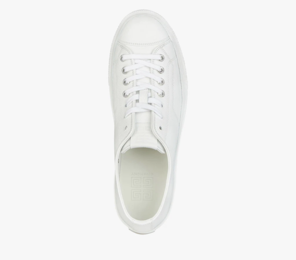 Giày Givenchy City In Grained Leather 'White' BH0050H0X2-100 - Ảnh 6