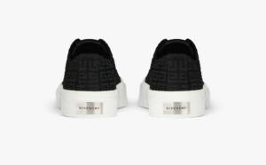 Alternative view of Giày Givenchy In 4G Embroidered Canvas 'Black' BH0050H13H-001