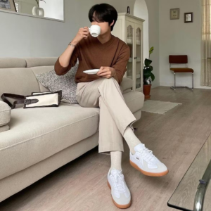 Giay Puma Army Trainer 'White' 384686-01