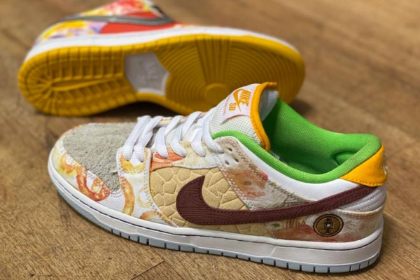 Giày Nike Jason Deng x Dunk Low Pro SB 'Street Hawker' CV1628-800 - Ảnh 9