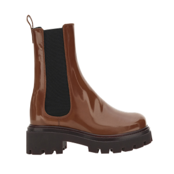 Giày Tod's Woman BROWN Ankle Boots in Leather XXW08J0EY10AKT42S003 - Ảnh 4