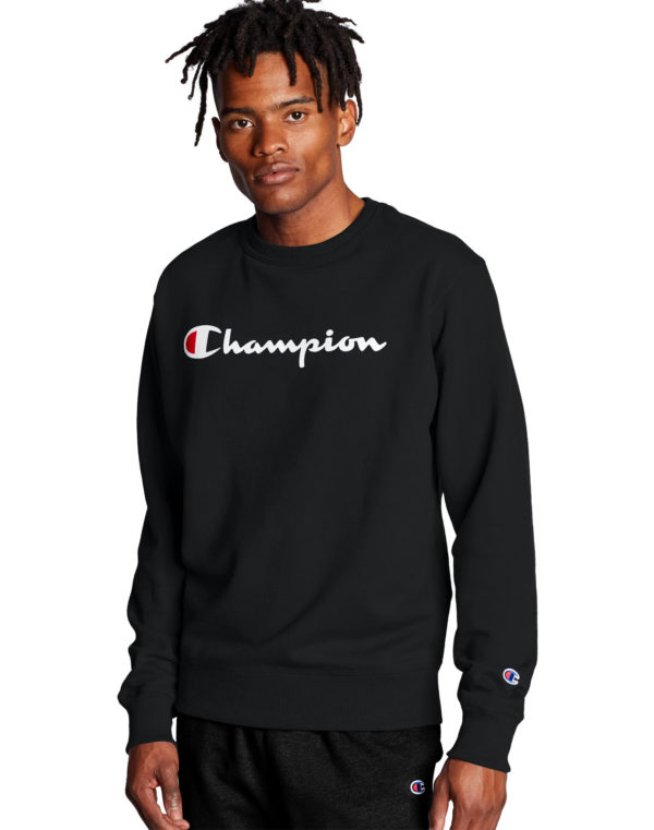 Áo Champion Flc Crew BLack GF88H Y06794 - Ảnh 2