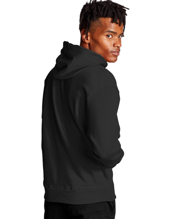 Áo Champion Mens Powerblend Fleece Pullover Hoodie Black S0889-003 - Ảnh 2