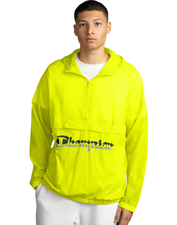 Áo Champion Half Zip Anorak Neon V0180 549964 - Ảnh 4