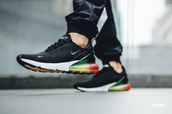 Giày Nike Air Max 270 'Black Laser Orange Ember Glow' AQ9164-003 - Ảnh 3