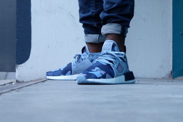 Giày Adidas NMD Xr1 Camo Pack 'Blue' BA7754 - Ảnh 4