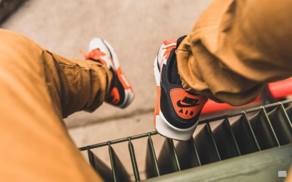 Giày Nike Air Max 90 'Home Away Safety Orange' CJ0611-100 - Ảnh 4