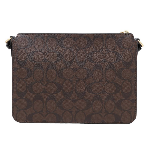 Túi Coach Signature Gallery File Bag F91013 IMAA8 - Ảnh 2