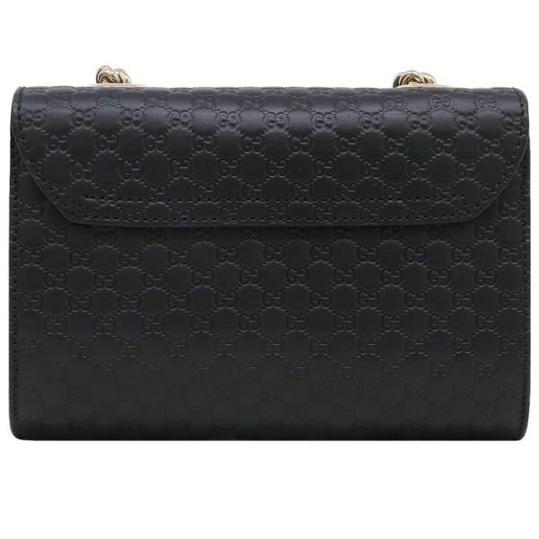 Túi Gucci Emily Mini Microguccissima Crossbody Black 449636 BMJ1J 1000 - Ảnh 3