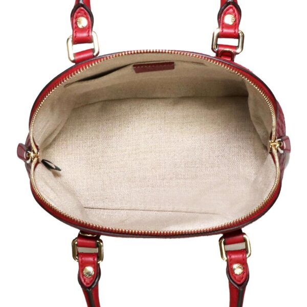 Túi Gucci GG Dome Satchel Shoulder Bag Red 449654 BMJ1G 6420 - Ảnh 5