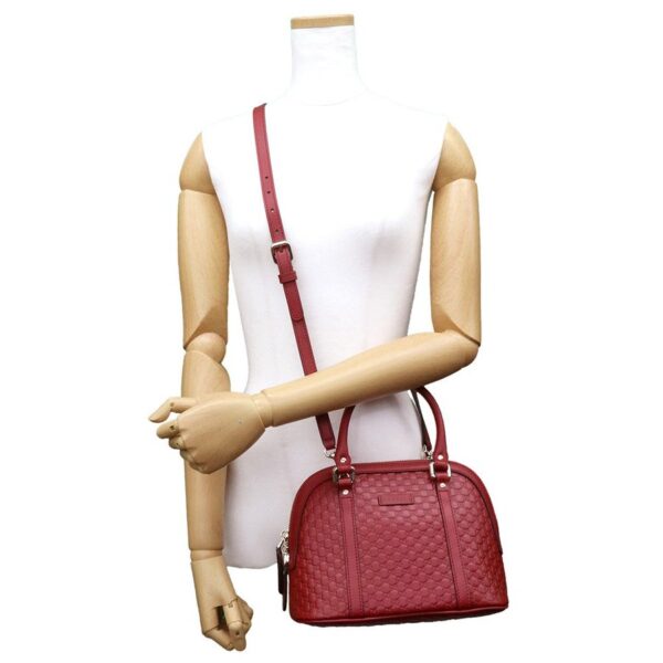 Túi Gucci GG Dome Satchel Shoulder Bag Red 449654 BMJ1G 6420 - Ảnh 7