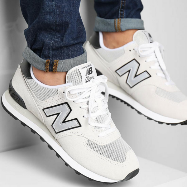 Giày New Balance 574 Classic 'History Class Pack Grey Black' ML574BH2 - Ảnh 5