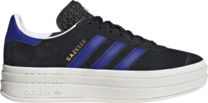 Giay Adidas Gazelle Bold 'Black Lucid Blue' HQ4408