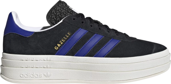 Giay Adidas Gazelle Bold 'Black Lucid Blue' HQ4408