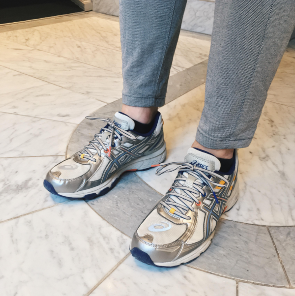 Giày Asics IAB Studio x Gel Venture 6 Silver Blue 1023A068 021 - Ảnh 2