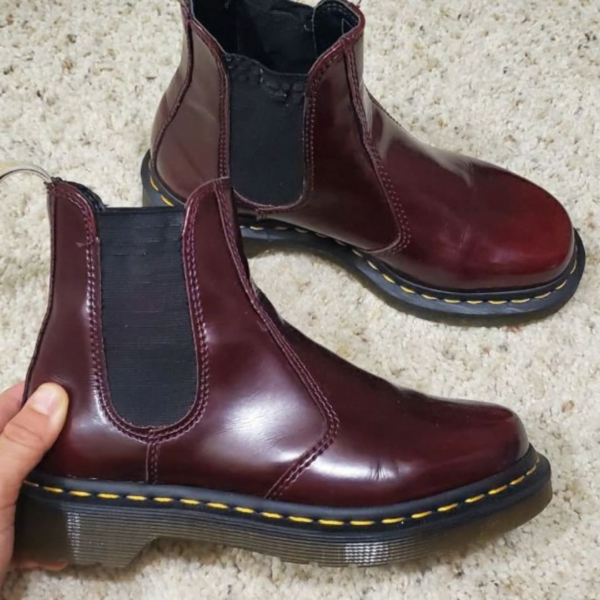 Giày Dr. Martens  2976 Chelsea Boots 'Cherry Red' 21802600 - Ảnh 4