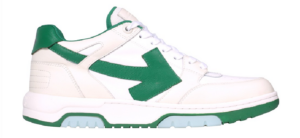 Giày Off White Arrow Out of Office Sneakers Green OMIA189F 20LEA001 0155