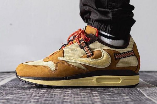 Giày Nike x Travis Scott Air Max 1 Cactus 'Wheat' DO9392-701 - Ảnh 4