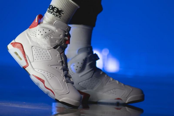 Giày Nike Air Jordan 6 Retro 'Red Oreo' CT8529-162 - Ảnh 4