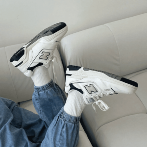 Alternative view of Giày New Balance 550 'Cream Black' BB550LWT