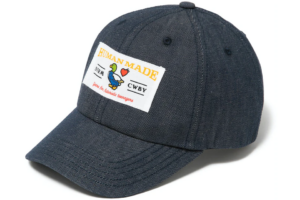 Mu Human Made 6-Panel Denim Cap 'Indigo' HM24GD020