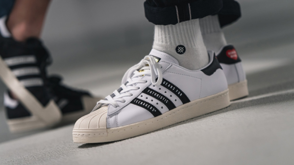 Giày Adidas Human Made x Superstar 'White Black' FY0728 - Ảnh 3