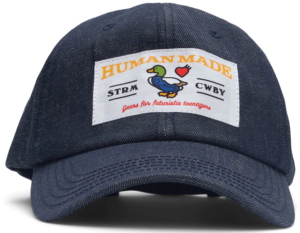 Mu Human Made 6-Panel Denim Cap 'Indigo' HM24GD020