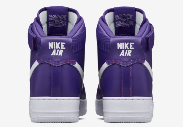 Giày Nike Air Force 1 High Retro QS Purple White 823297-500 - Ảnh 3