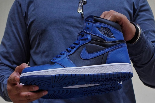 Giày Nike Air Jordan 1 Retro High OG 'Dark Marina Blue' 555088-404 - Ảnh 5