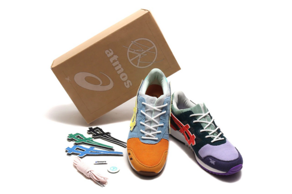 Giày Asics Sean Wotherspoon x Atmos x Gel Lyte 3 PS Corduroy 1204A018-000 - Ảnh 2