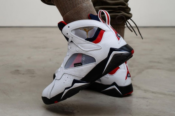 Giày Nike Paris Saint-Germain x Air Jordan 7 Retro 'Paname' CZ0789-105 - Ảnh 3
