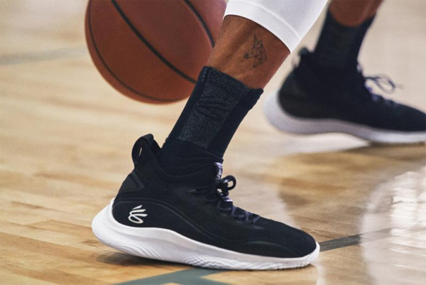 Giày Under Armour Curry Flow 8 Black White 3023085-002 - Ảnh 3