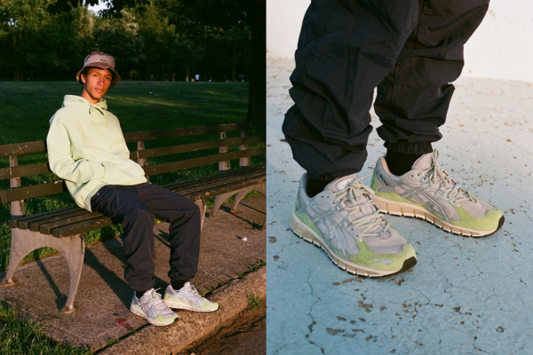 Giày Asics Awake NY x Gel Kayano 5 360 Silver Mint 1021A244 020 - Ảnh 3