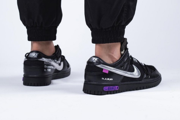 Giày Nike Off-White x Dunk Low 'Lot 50 Of 50' DM1602-001 - Ảnh 4