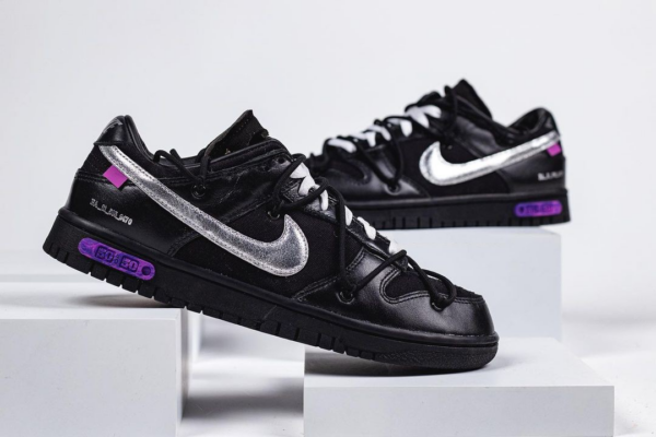 Giày Nike Off-White x Dunk Low 'Lot 50 Of 50' DM1602-001 - Ảnh 9