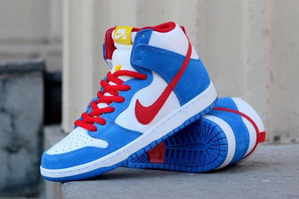 Giày Nike Dunk High SB 'Doraemon' CI2692-400 - Ảnh 7