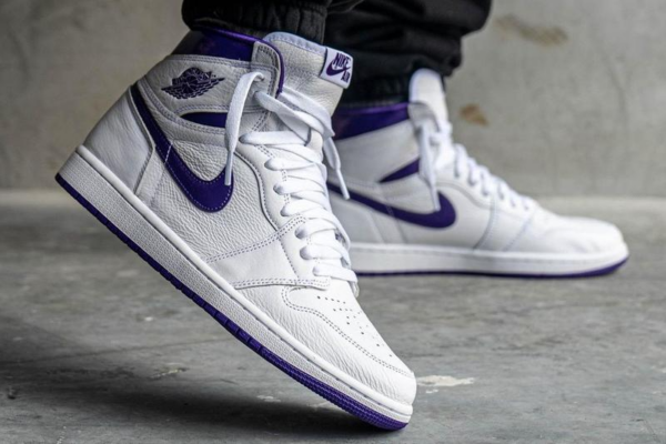 Giày Nike Wmns Air Jordan 1 High OG 'Court Purple' CD0461-151 - Ảnh 4