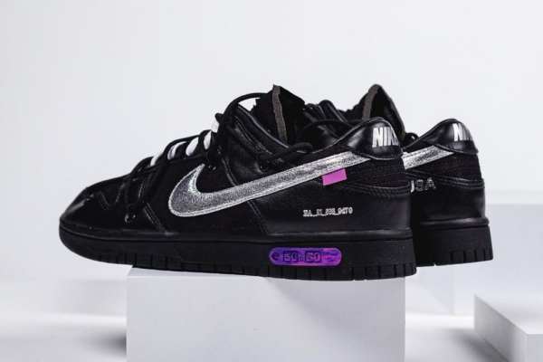 Giày Nike Off-White x Dunk Low 'Lot 50 Of 50' DM1602-001 - Ảnh 8
