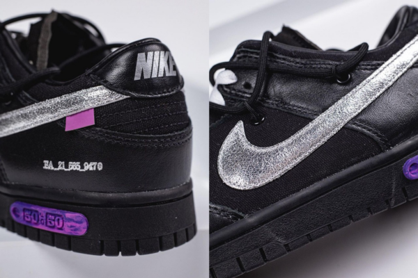 Giày Nike Off-White x Dunk Low 'Lot 50 Of 50' DM1602-001 - Ảnh 10